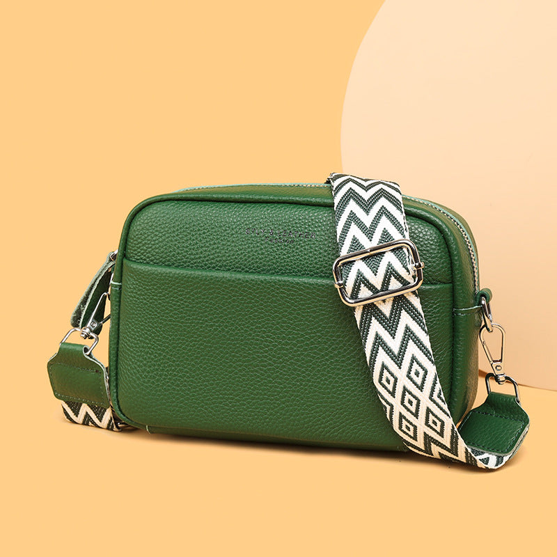 Women's Leather Shoulder Bag - Fashion Simple Messenger Bag