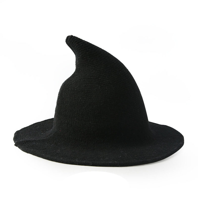 Halloween Wool Wizard Hat - European American Style Costume Accessory