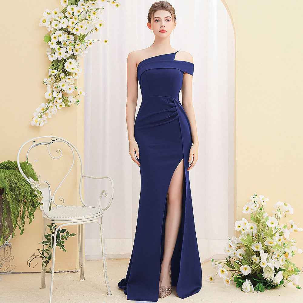 Female Temperament Ladies Banquet Long Fish Tail Dress