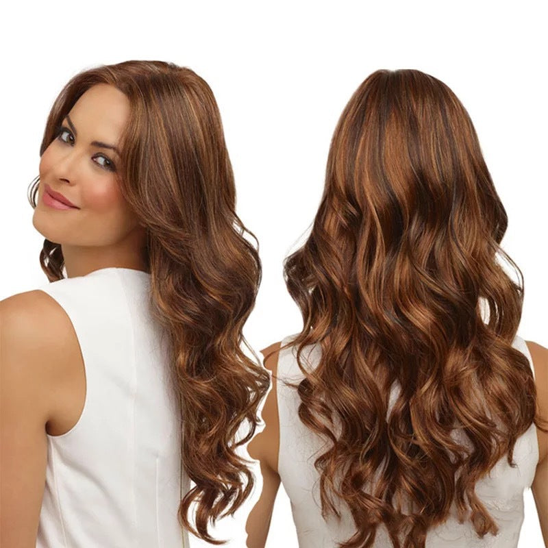 African Fashion Wig - Medium Length Curly Hair for Women