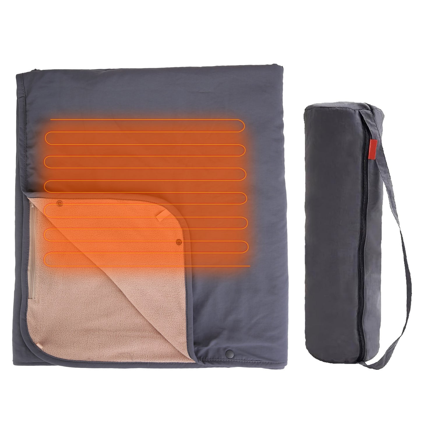 Electric Heated Throw Blanket - 53.5x37.8in Full Body Heated Shawl with 3 Heat Levels