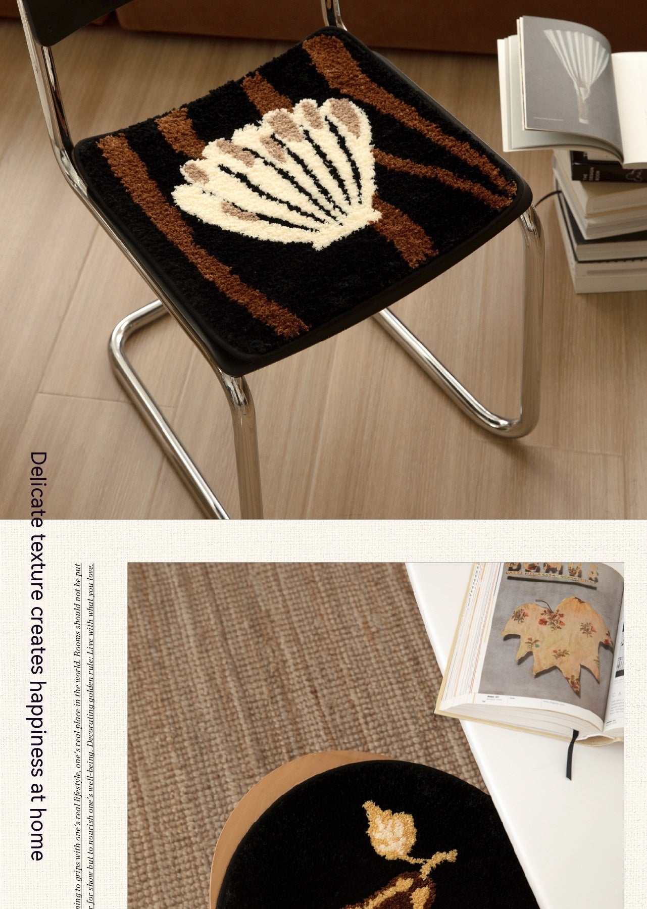 Chair Cushion Office Long-sitting Non-slip Cushion Absorbent Dirt-resistant Flocking Cushion