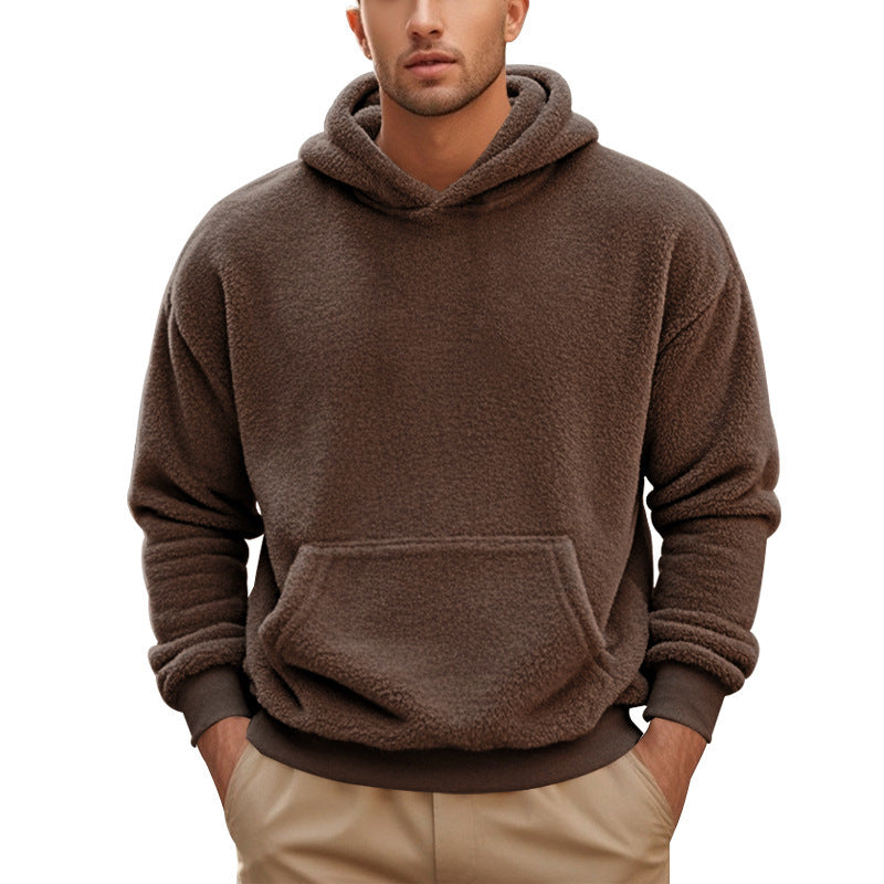 Men's Double-Sided Velvet Loose Sweater - Premium Soft Comfort Top