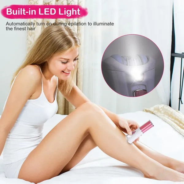 Glide Epilator For Women Cordless Women Shaver Facial Body Hair Remover Razor