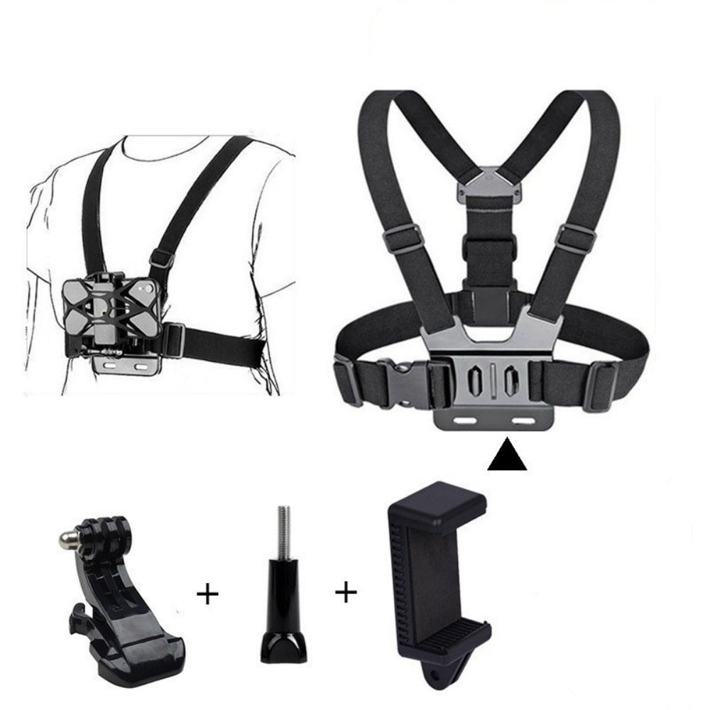 Action Camera Chest Mount - Sports Recording Harness Set