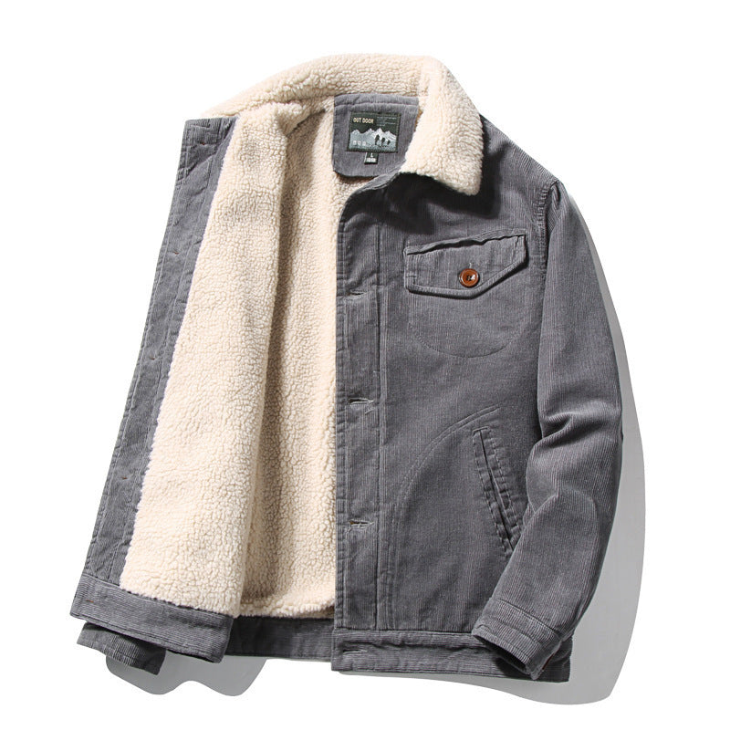 Men's Stand Collar Casual Warm Cotton Coat - Winter Comfort Jacket