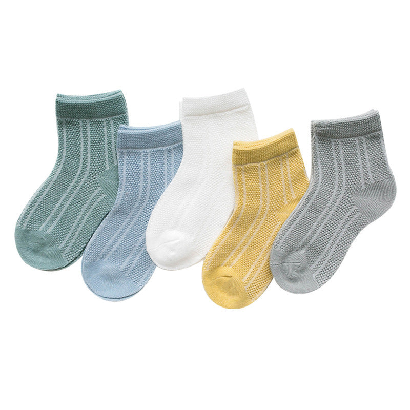 Cotton Baby Socks - Breathable Soft Socks for Boys & Girls