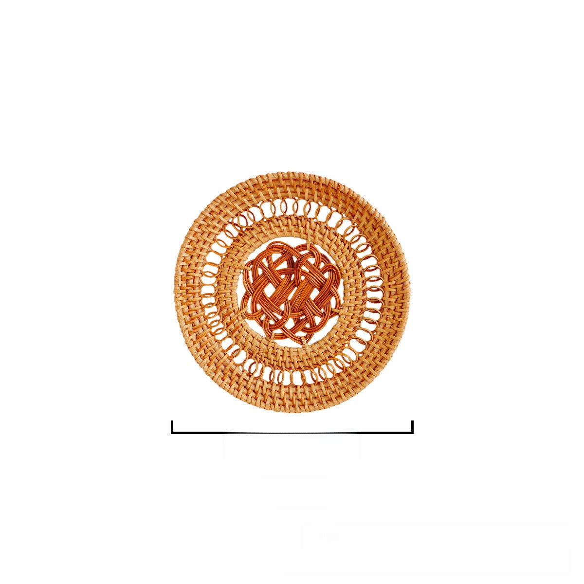 Eco-Friendly Woven Coasters - Natural Autumn Vine Material Set
