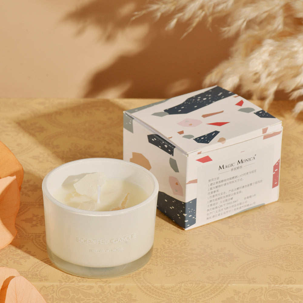 Premium Bedroom Scented Candles - Blue Misty Morning Aromatherapy