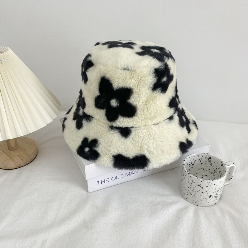 Women's Autumn Winter Warm Plush Hat - Cozy Fashion Beanie