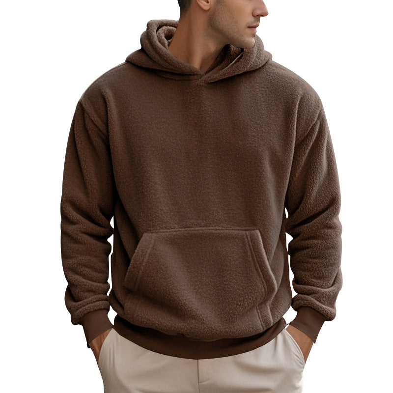Men's Double-Sided Velvet Loose Sweater - Premium Soft Comfort Top