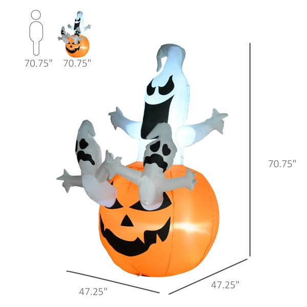 Halloween Decoration - Mid-Size Spooky Display for Indoor & Outdoor