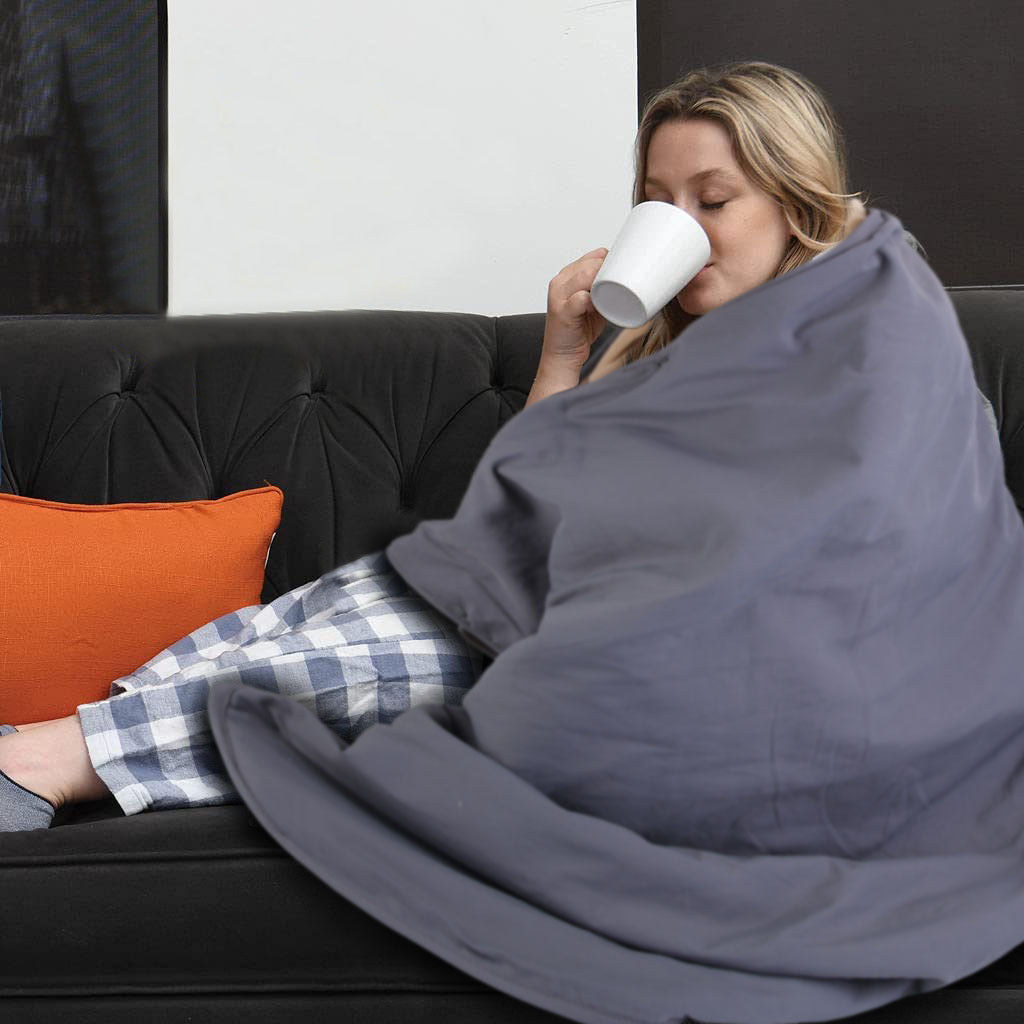 Electric Heated Throw Blanket - 53.5x37.8in Full Body Heated Shawl with 3 Heat Levels
