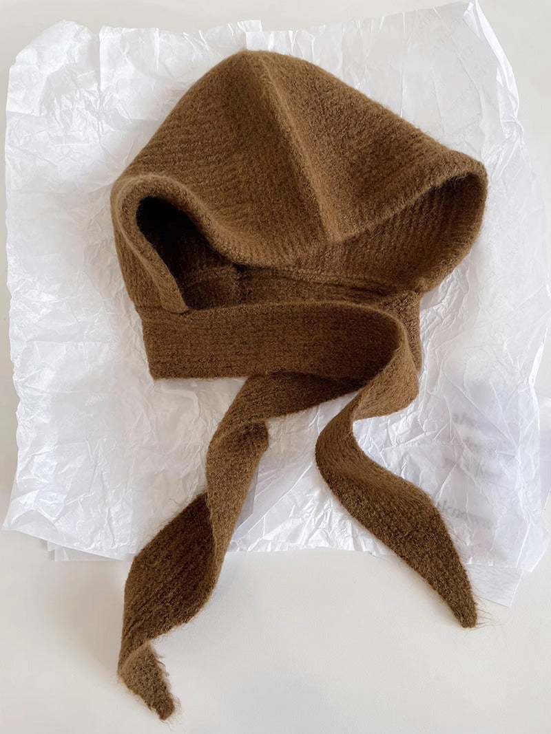Bandage Warm Balaclava - Retro Pullover Earmuffs Hat