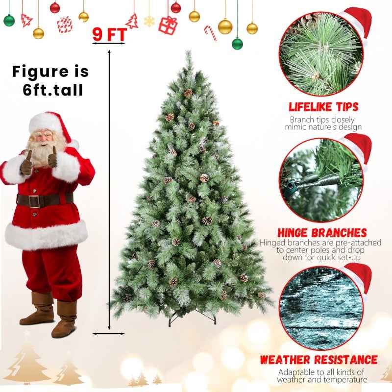 PVC Christmas Tree - Artificial Holiday Tree, Multiple Sizes