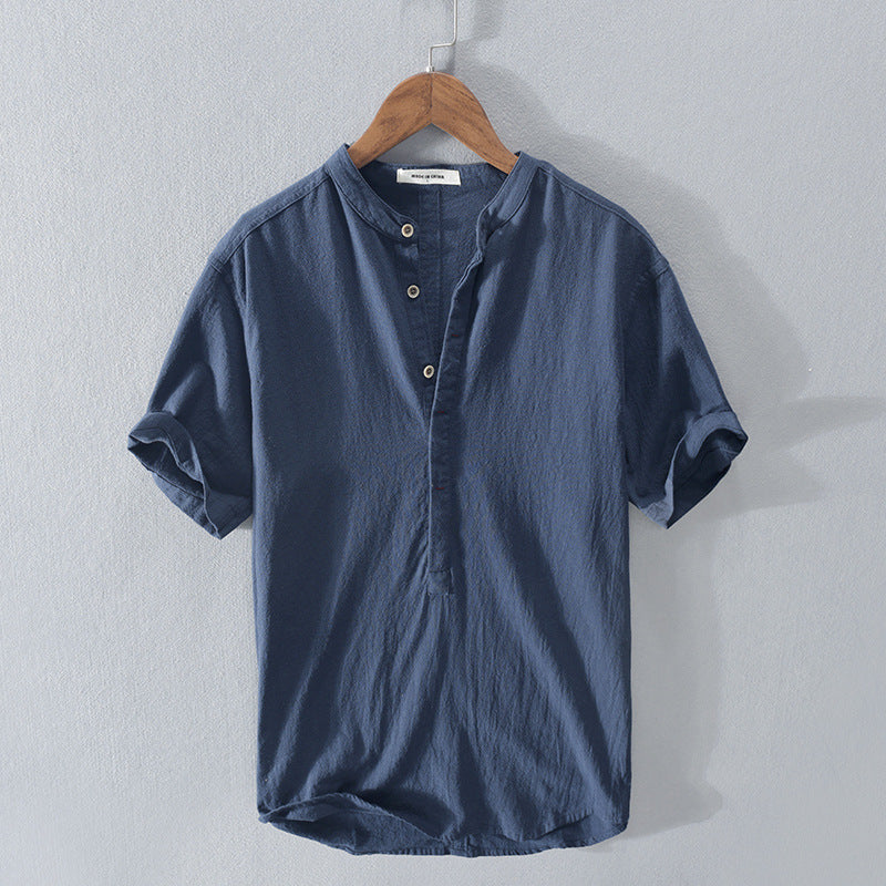 Classic Men's Cotton Casual Shirt - Comfortable Everyday Button-Down
