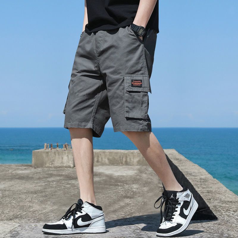 Men's Pure Cotton Cargo Shorts - Tooling Style Work Shorts