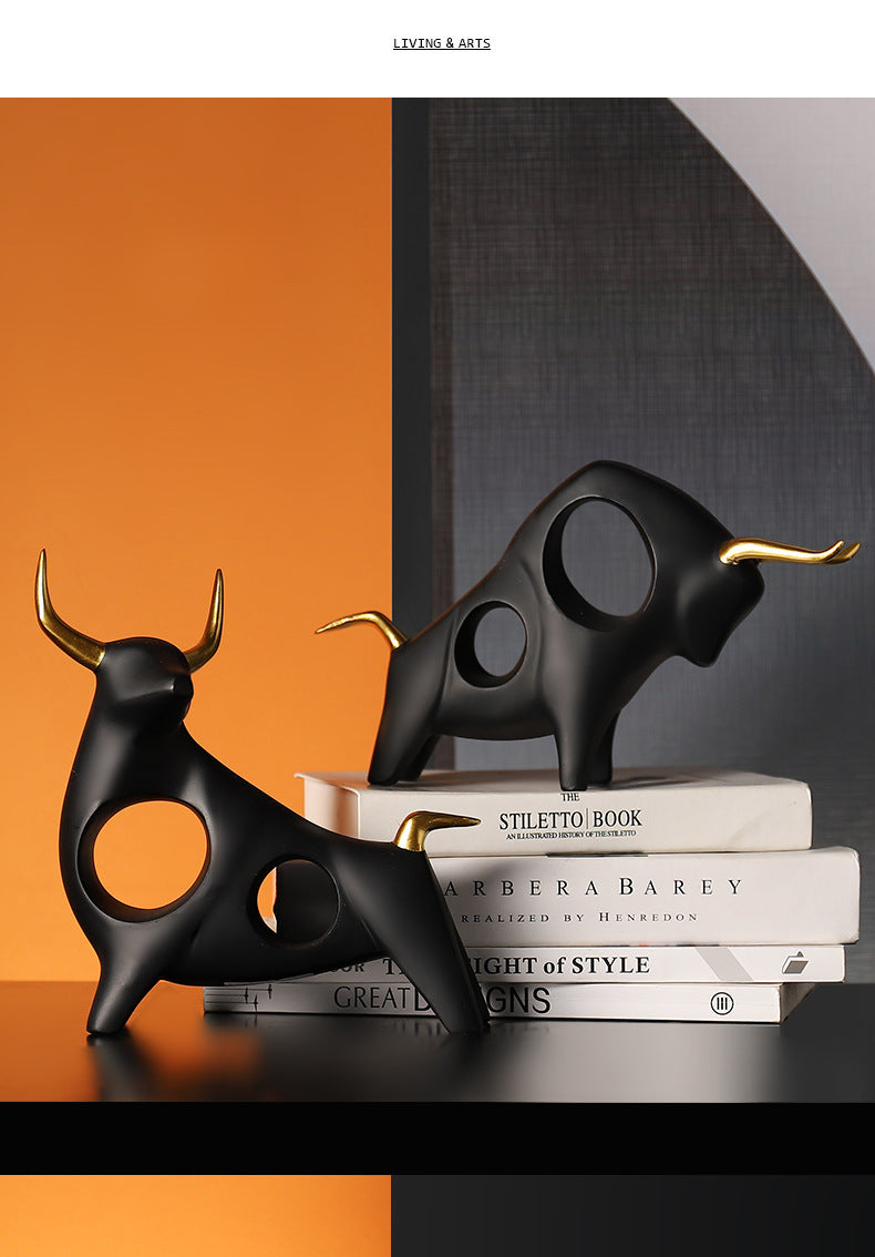 Premium European Style Resin Sculpture - Confident Pose Home Decoration