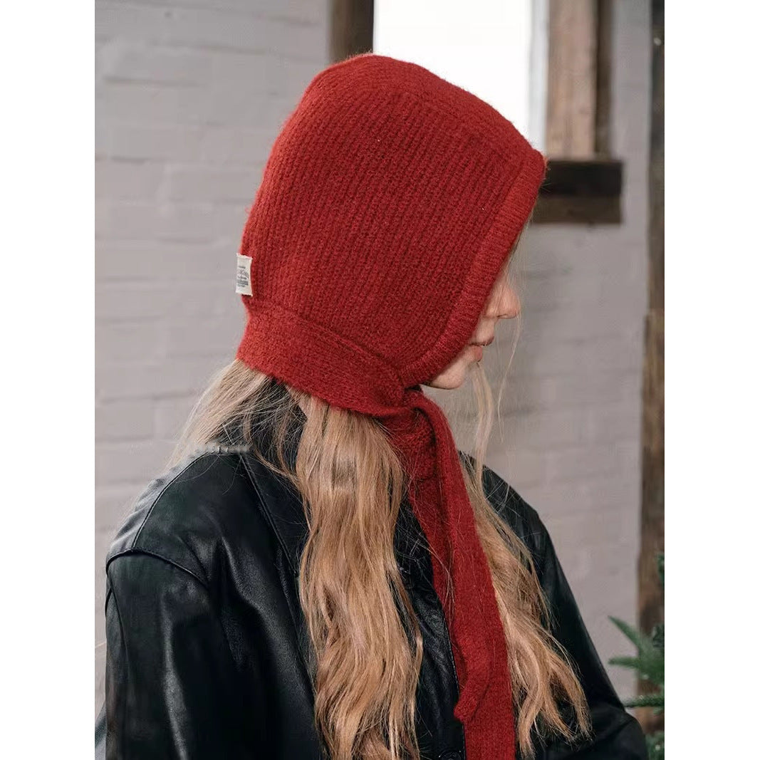 Bandage Warm Balaclava - Retro Pullover Earmuffs Hat