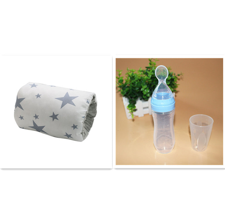 Adjustable Nursing Arm Pillow - Cotton Breastfeeding Support Cushion & Arm Pad