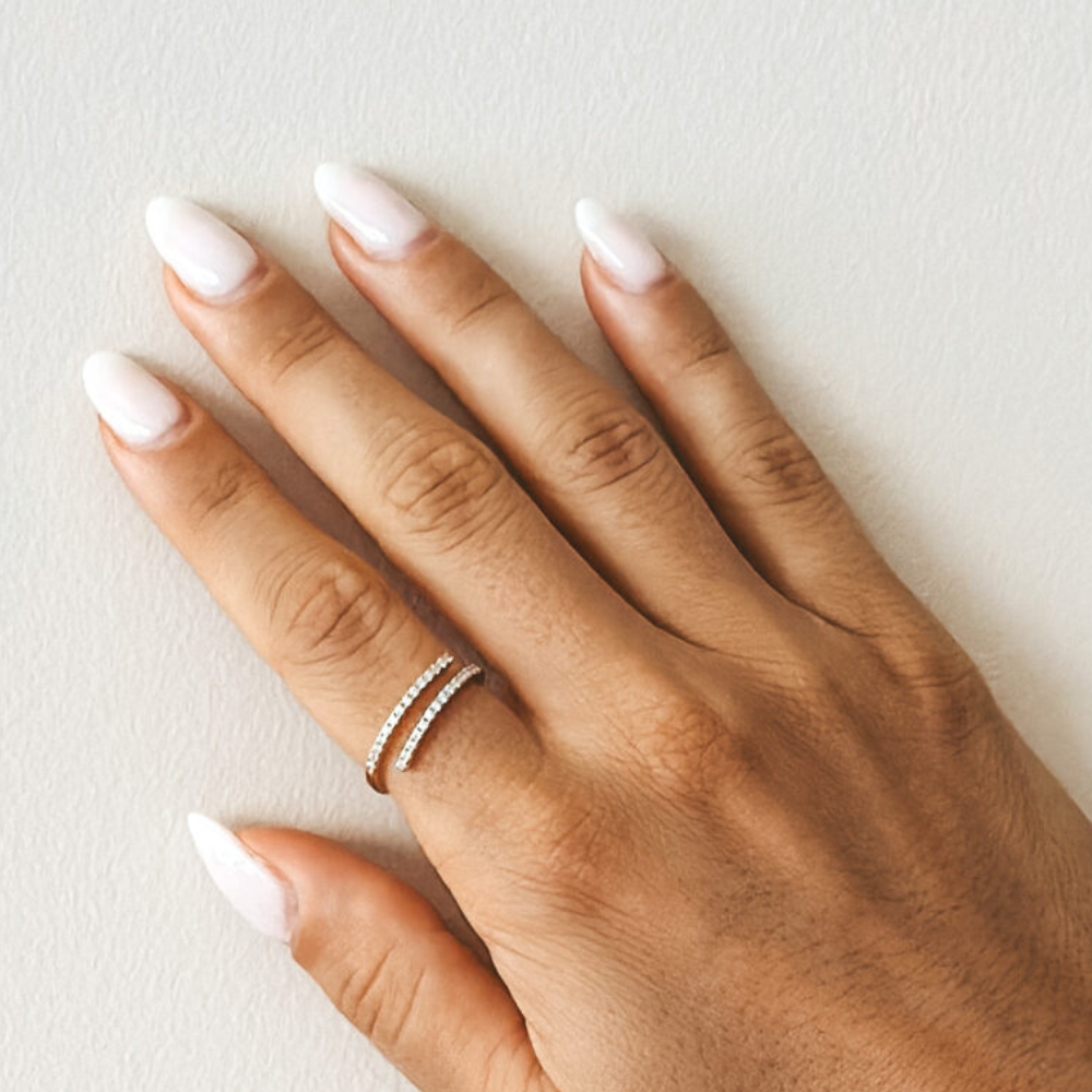 Bague Ajustable Sauge Vermeil