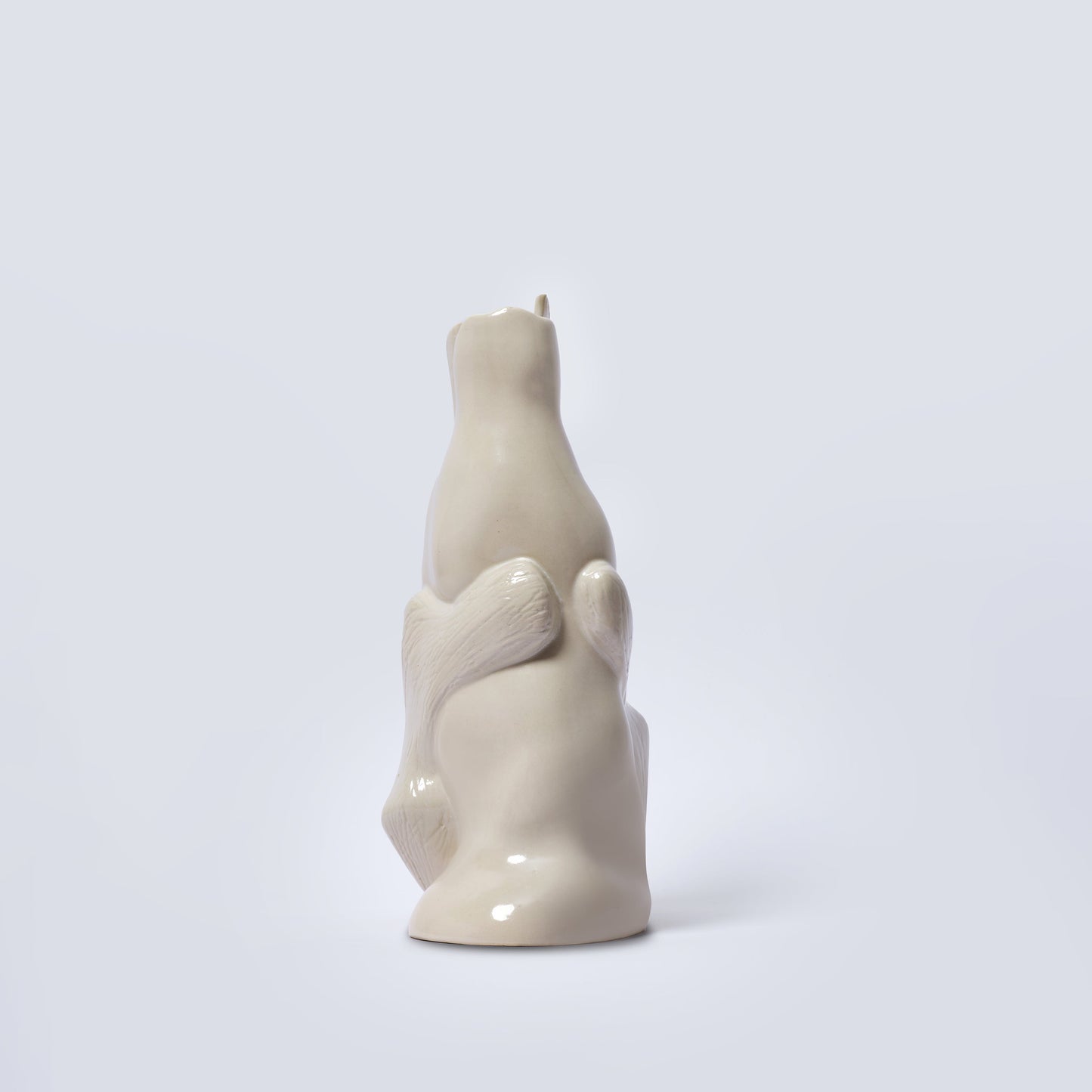 Vase en Céramique Recyclée Embracing Unity Beige
