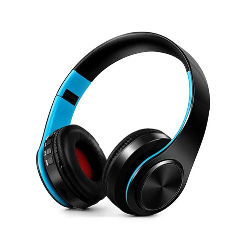 HiFi Stereo Bluetooth Headphones – FM Radio, SD Card, 20H Battery, Mic | Foldable Over-Ear