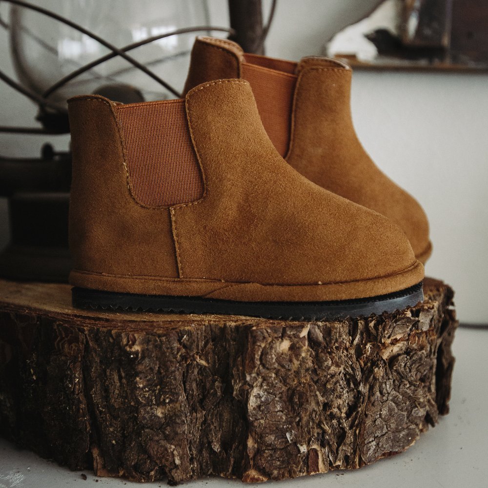 Bottes Chelsea marron pour enfant – Antidérapantes et faciles à enfiler