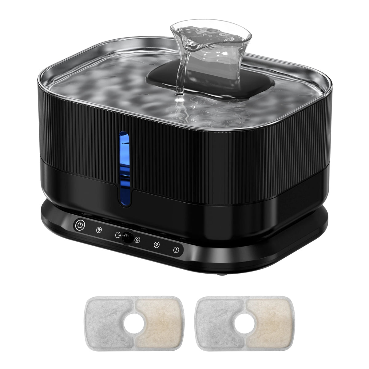 Cordless Cat Water Fountain, 3.5L Rechargeable
