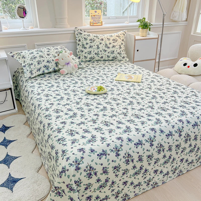 Floral Nordic Flat Sheet, Dorm & Student Bedding