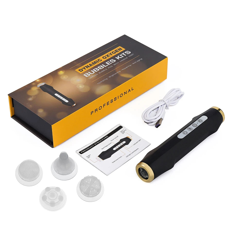 7-Color Oxygen Bubble Pen, CO2 Facial Machine