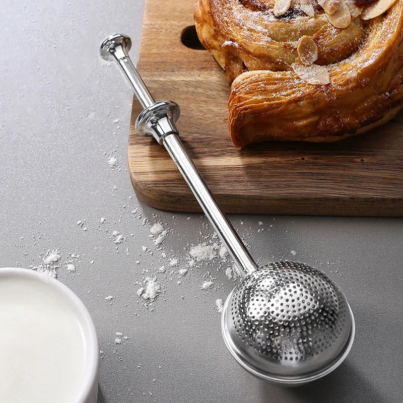 Stainless Steel Matcha & Icing Sugar Sieve – Fine Mesh Powder Duster for Baking