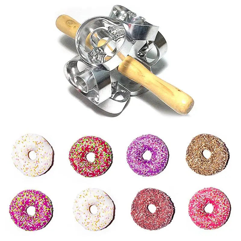 Revolving Donut Baking Roller, Non-Stick Dough Cutter