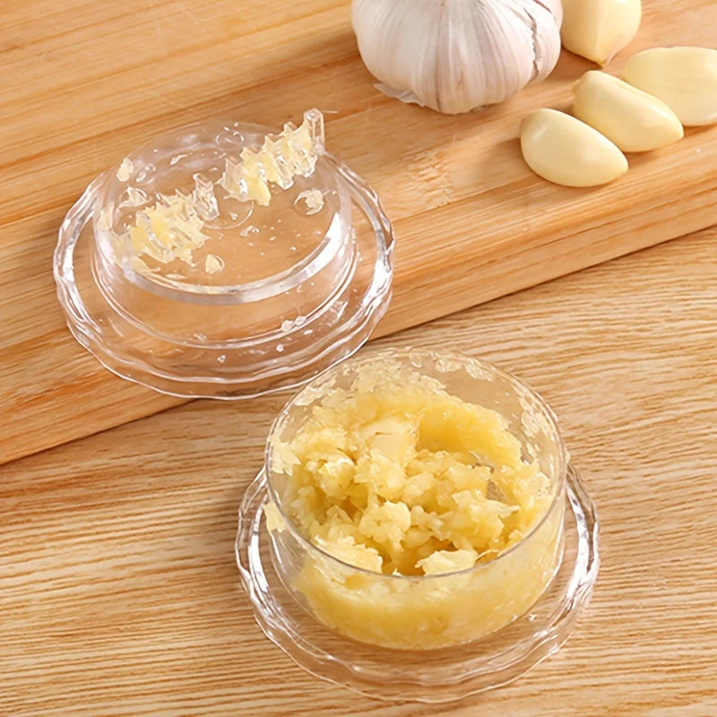 Manual Garlic Press and Roll Crusher, Multifunctional Chopper