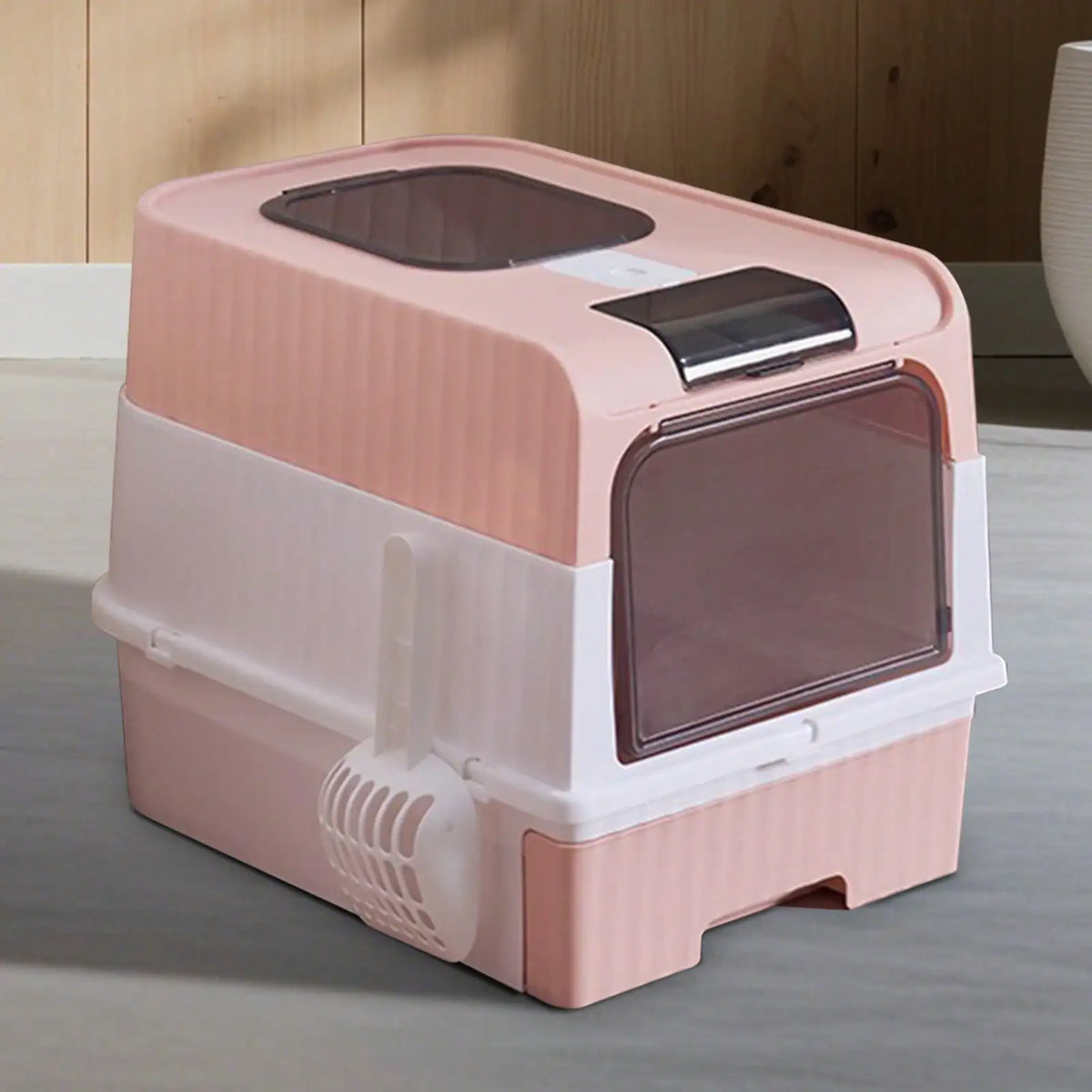 Enclosed Litter Tray with Sifting Scoop Kit