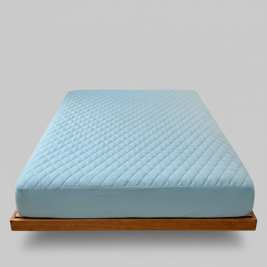California King Waterproof Fitted Sheet | Soft Plush Noiseless Deep Pocket | Machine Washable
