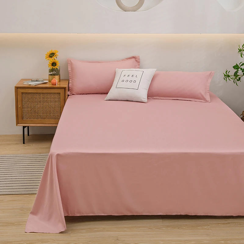 Solid Color Flat Sheet, Dorm & Student Bedding