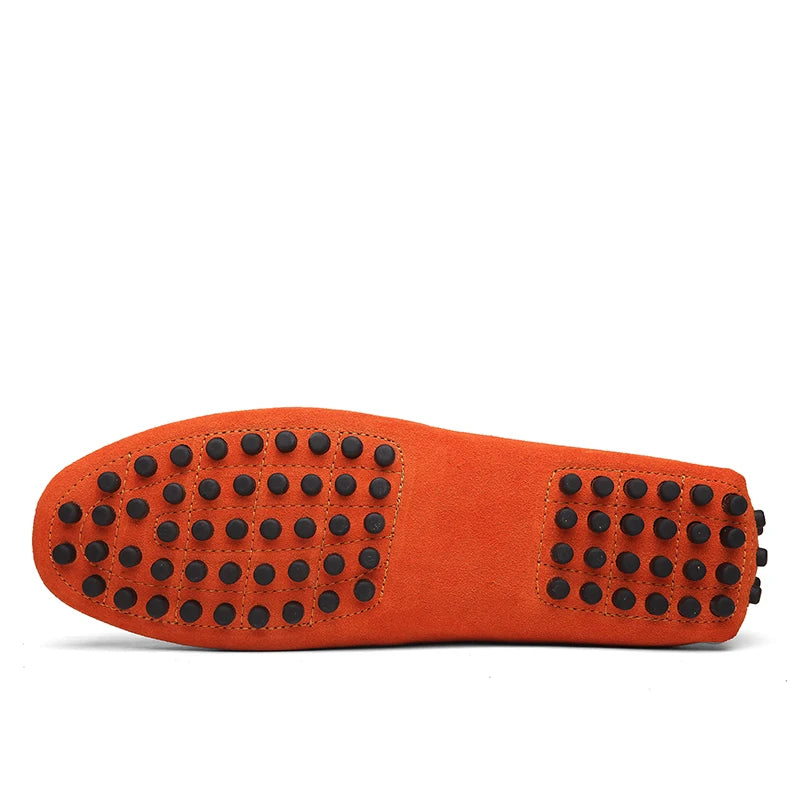 Mocassins en Cuir Véritable pour Hommes | Chaussures de Conduite Tendance à Enfiler Tailles 38-50