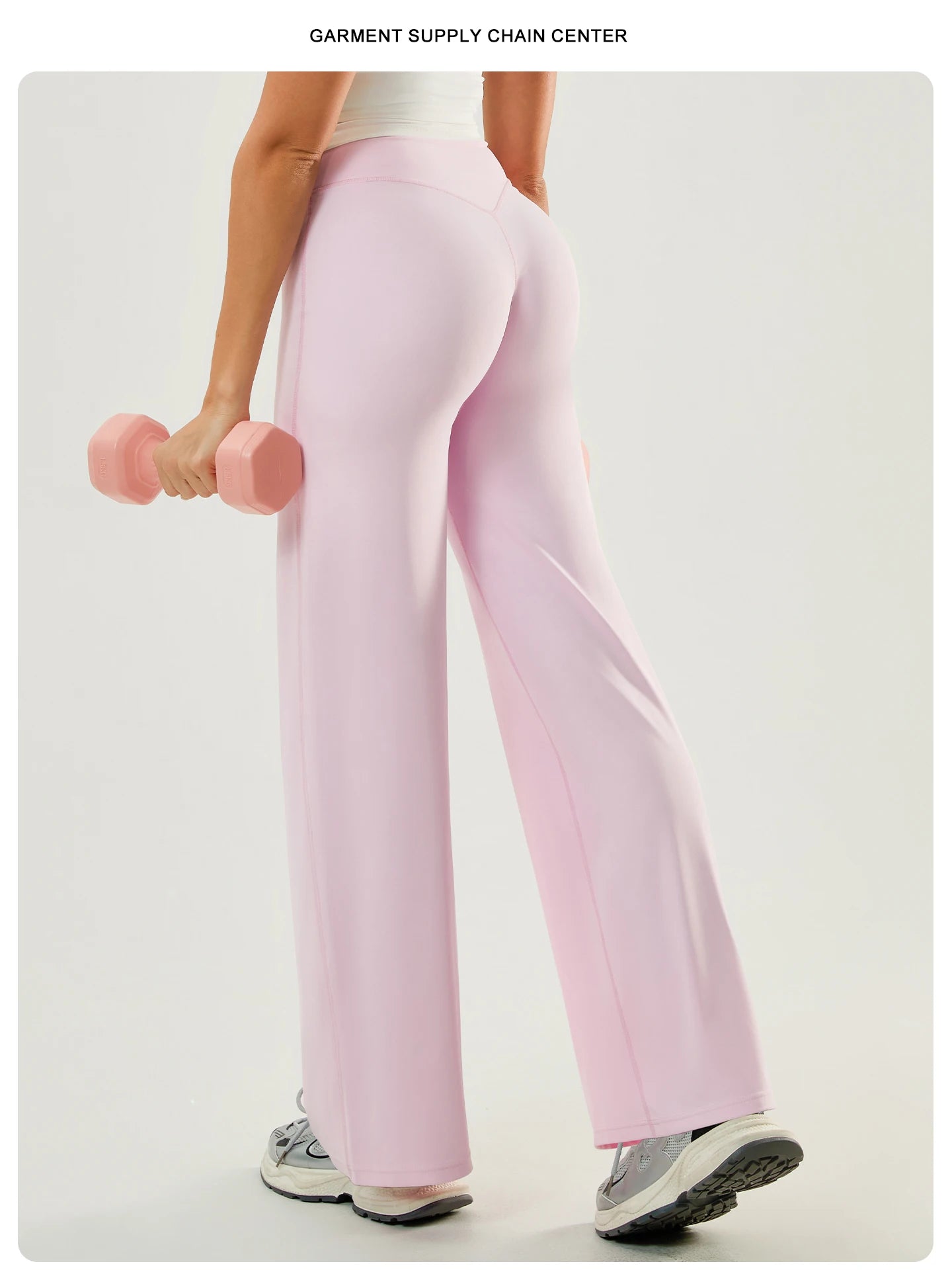Women's High Waist Wide Leg Yoga Pants — Flare Leggings Tummy Control Lounge Pants