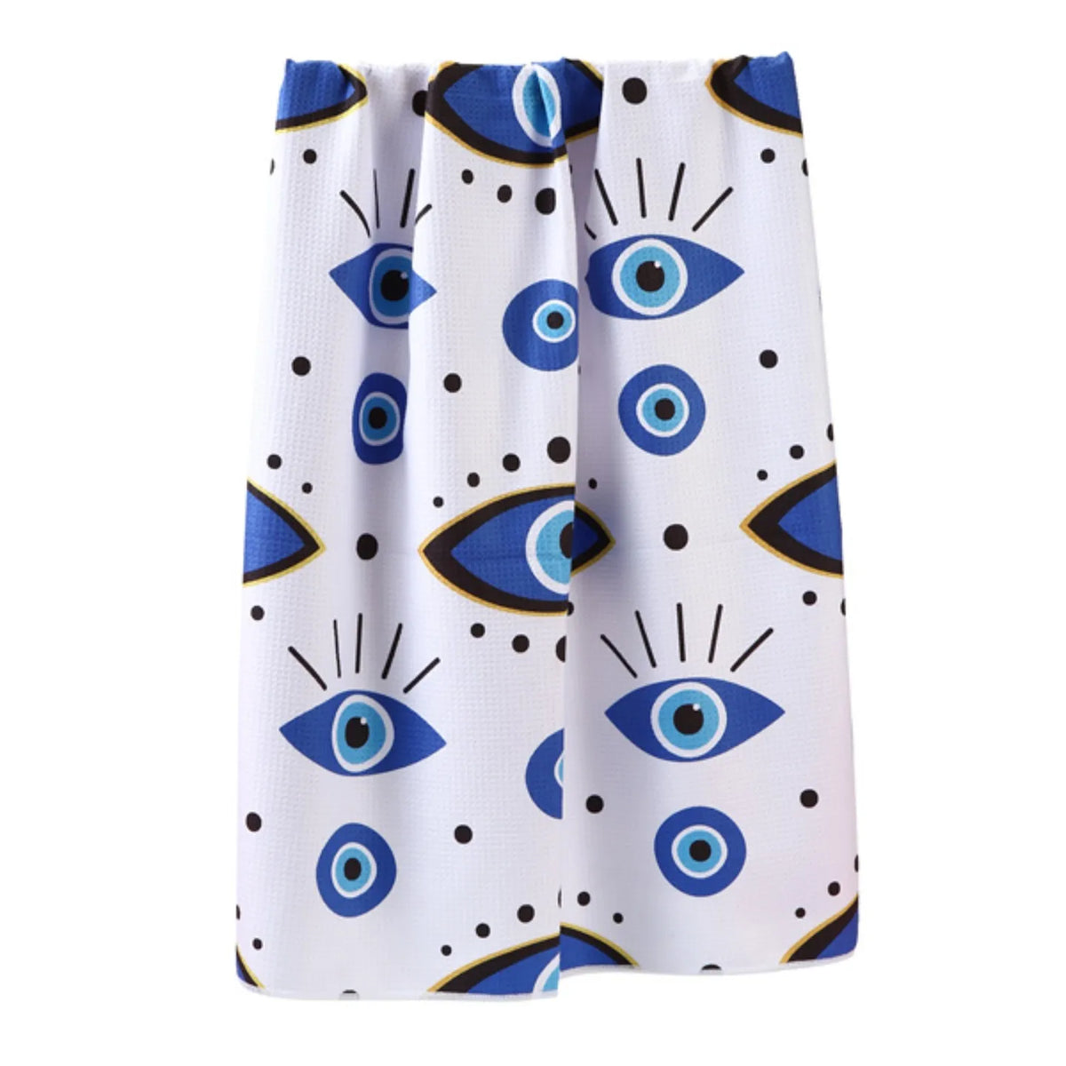 Quick Dry Microfiber Beach Towel Western Howdy Evil Eye Printed Lightweight