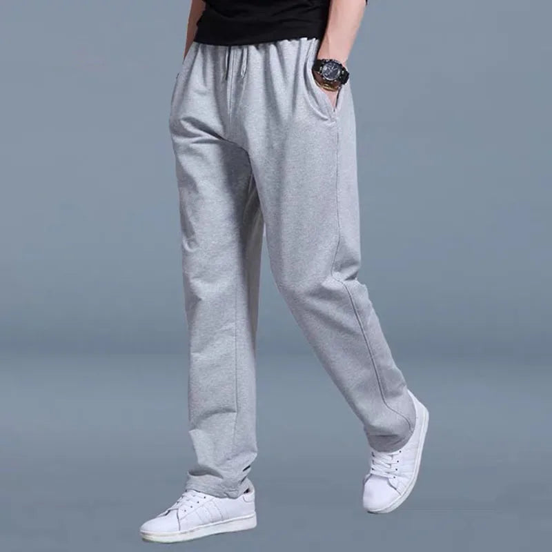 Men's Loose Casual Straight Jogging Sweatpants — Large Size Spring Summer Sport Pants