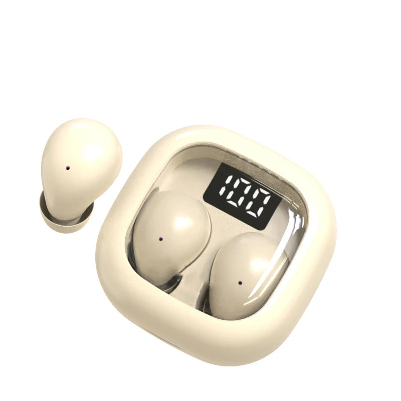 SK Mini Invisible Wireless Earbuds – Bluetooth 5.3, HiFi Bass, IPX5, 480H Standby, Sleep & Sport