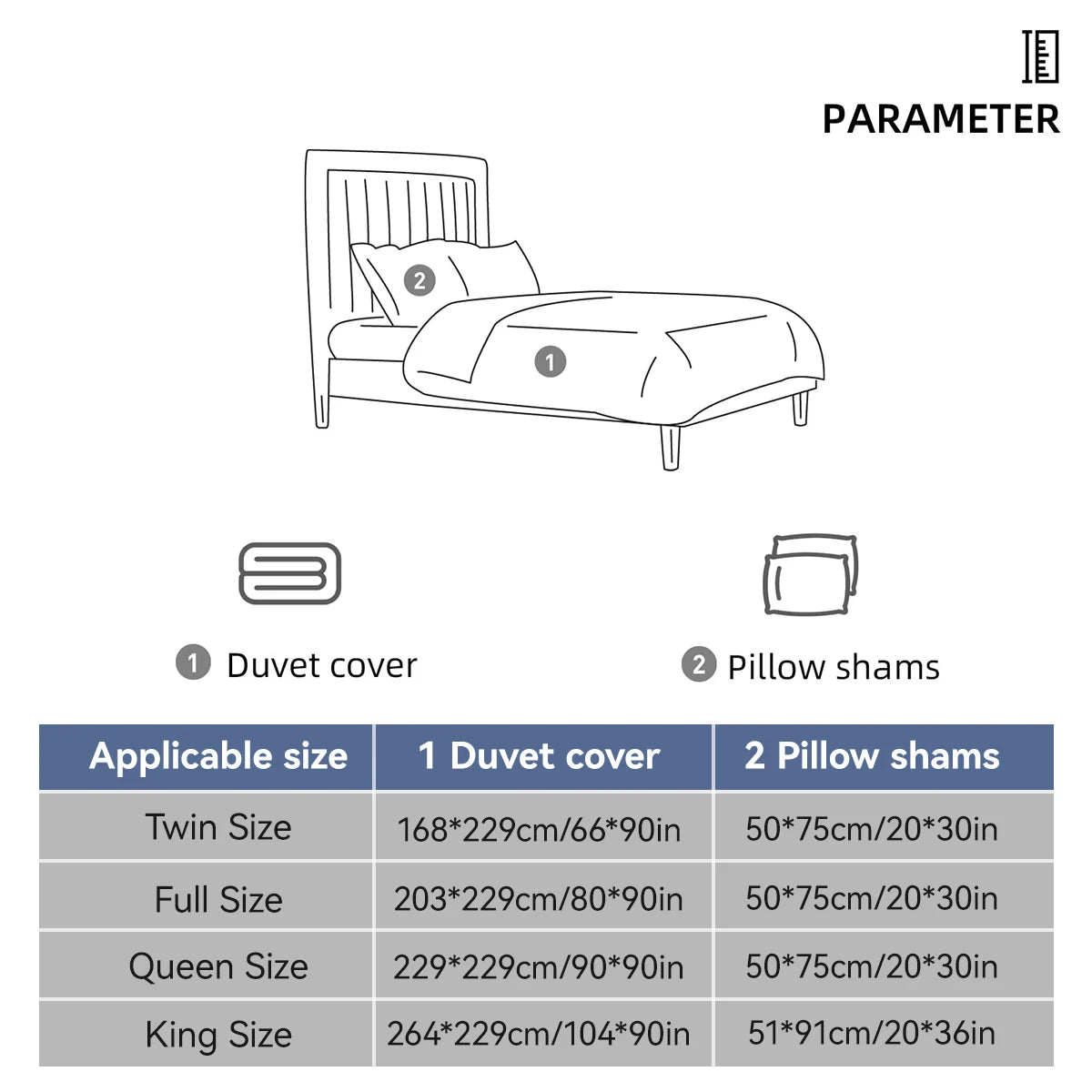 Sunlight Plant Print Duvet Cover Set, 3-Piece