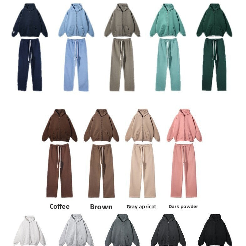 Men's Premium Zippered Hoodie - Comfortable Full-Zip Sweatshirt with Adjustable Hood