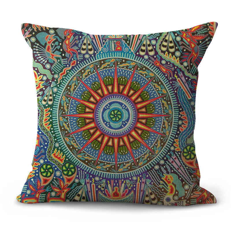 Pattern Pastoral Plaid Sofa Cushion Pillowcase