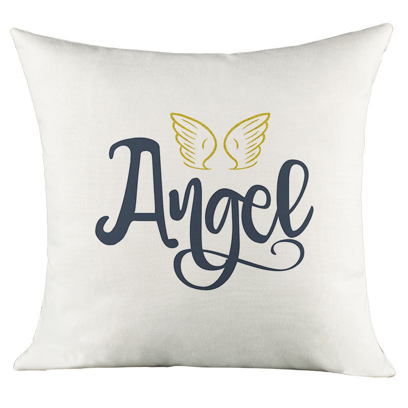 Love Character Language Cushion Celebrity Famous Words Pillow Cover