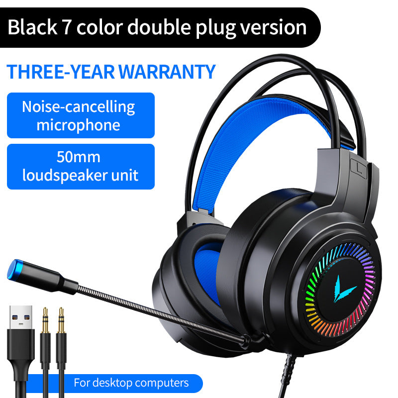 Gaming Headsets - 7.1 Surround Sound USB/3.5mm Wired Headphones with Microphone