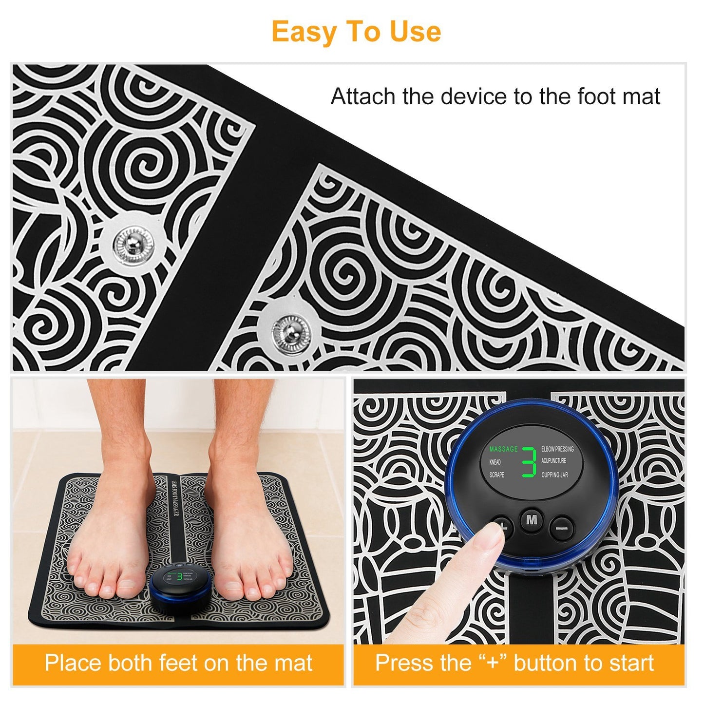 Foot Massage Pad Electric Stimulator Massager