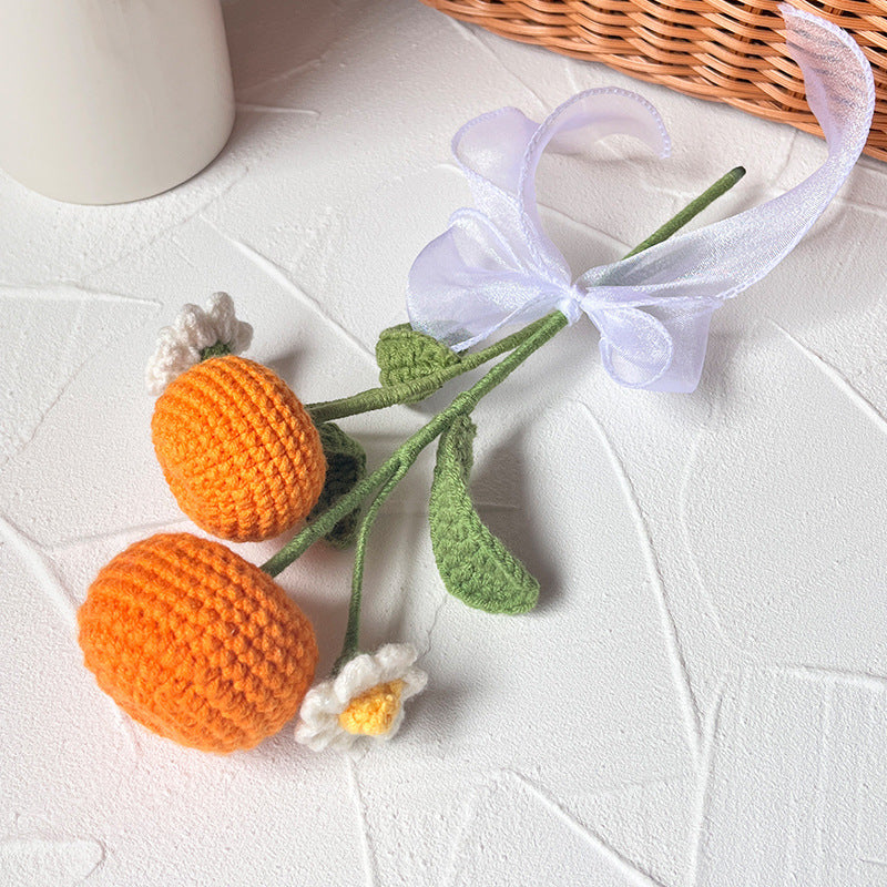 Home Hand-knitting Bouquet Pendant Decoration