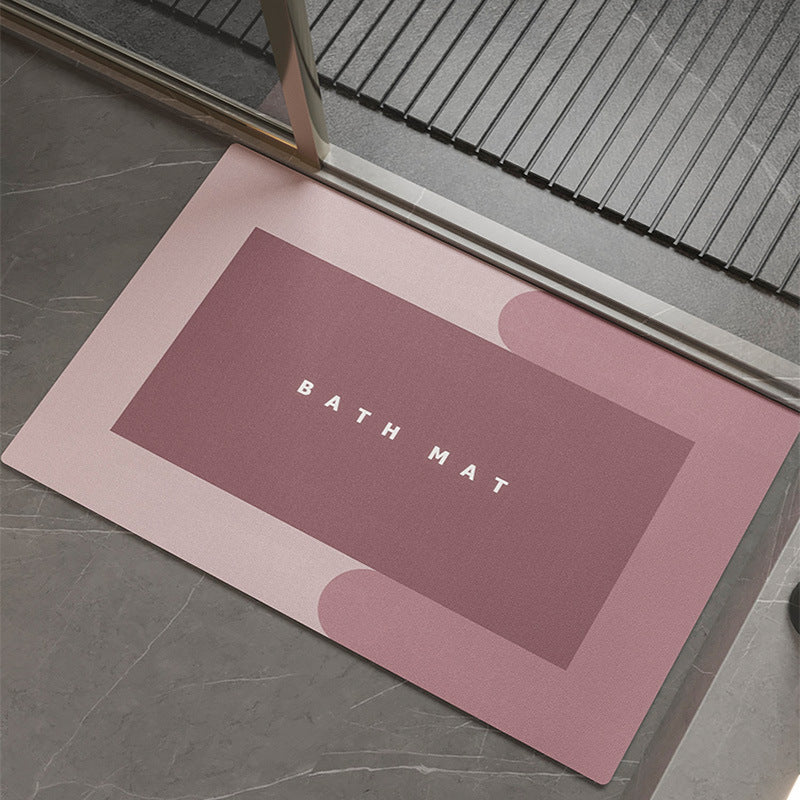 Premium Diatom Mud Absorbent Bathroom Mat - Quick-Dry Non-Slip